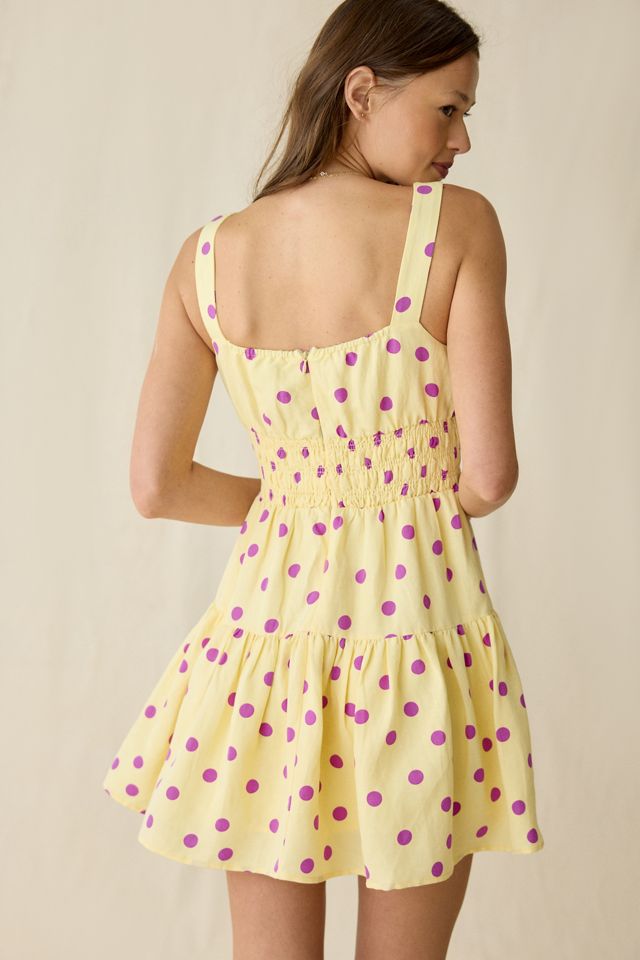 Maude Club Robe Mini Évasée Skye à Pois #1