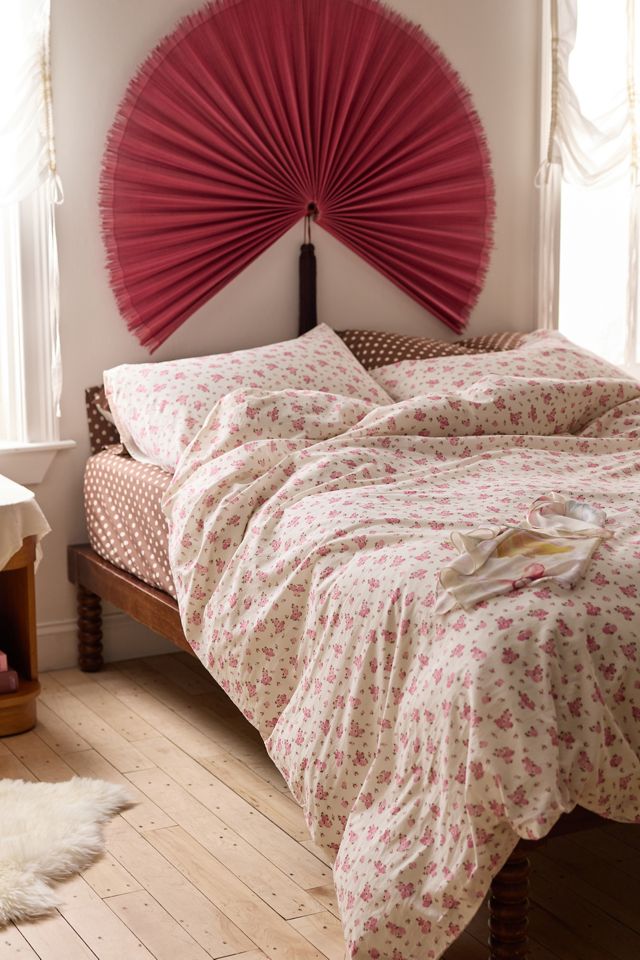 Maise Floral Patterned Reversible Duvet Cover #1