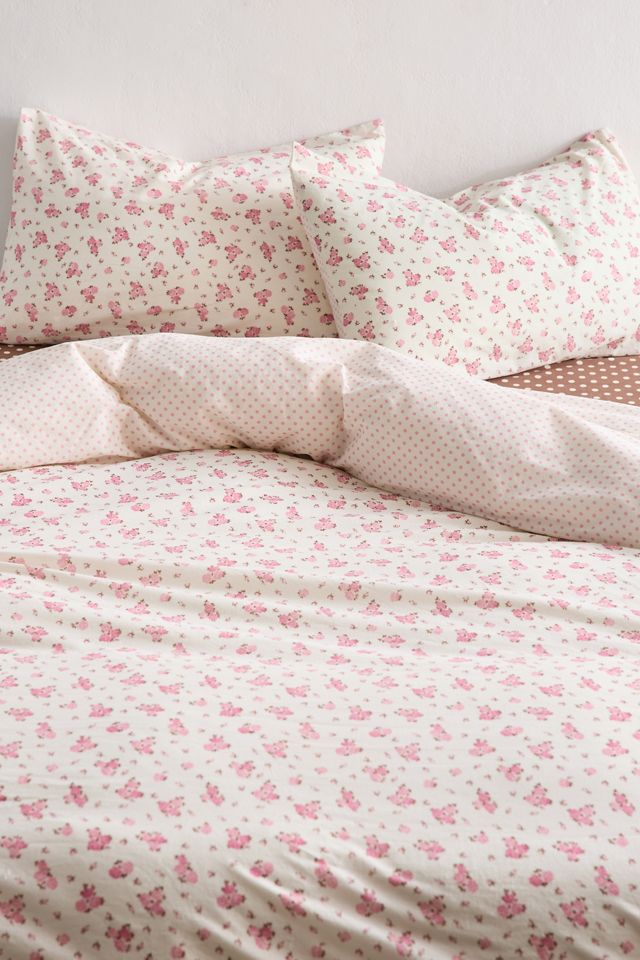 Maise Floral Patterned Reversible Duvet Cover #2