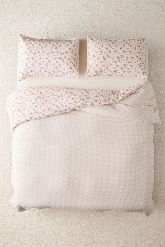 Maise Floral Patterned Reversible Duvet Cover #3