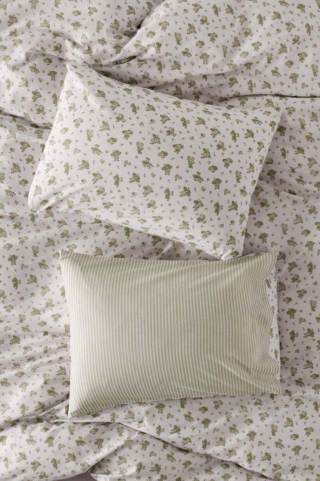 Ensemble de taies d'oreiller réversibles à motif floral Maise #1