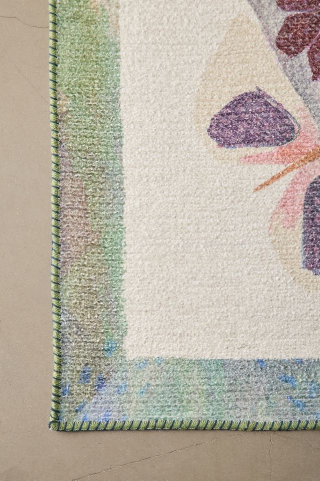 Monica Butterfly Printed Rug #3