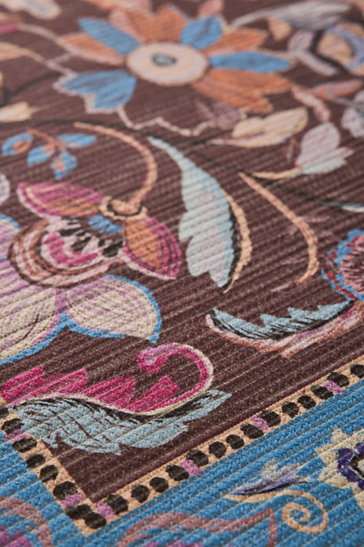 Elowen Floral Printed Woven Rug