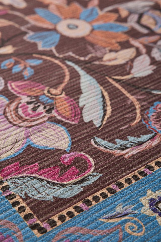 Elowen Floral Printed Woven Rug #2