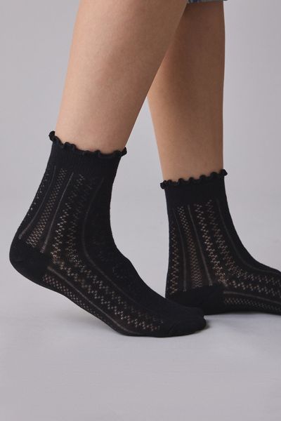 Heart Pointelle Socks