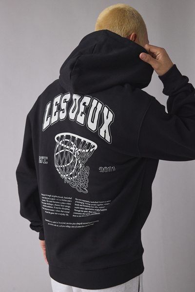 Les Deux Brady Hoop Graphic Hoodie Sweatshirt