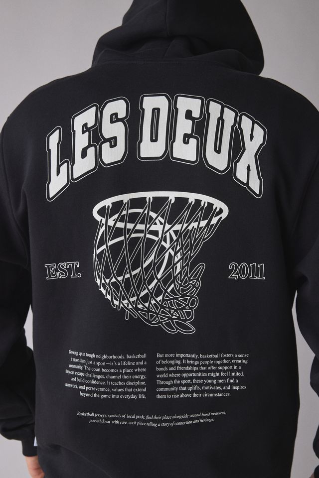 Chandail à capuchon graphique Brady Hoop Les Deux #3