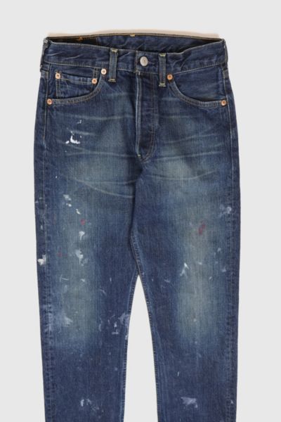 Vintage Levi’s® 501 Straight Fit Paint Splatter Jeans