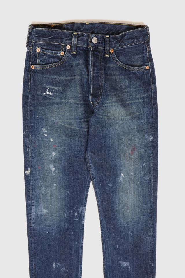 Vintage Levi’s® 501 Straight Fit Paint Splatter Jeans #2