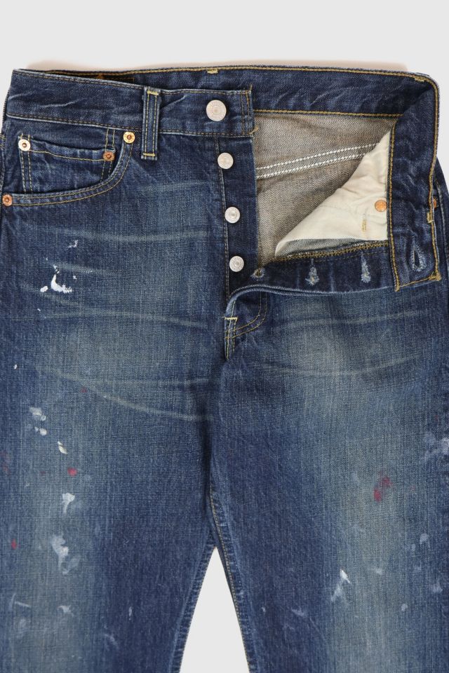 Vintage Levi’s® 501 Straight Fit Paint Splatter Jeans #3