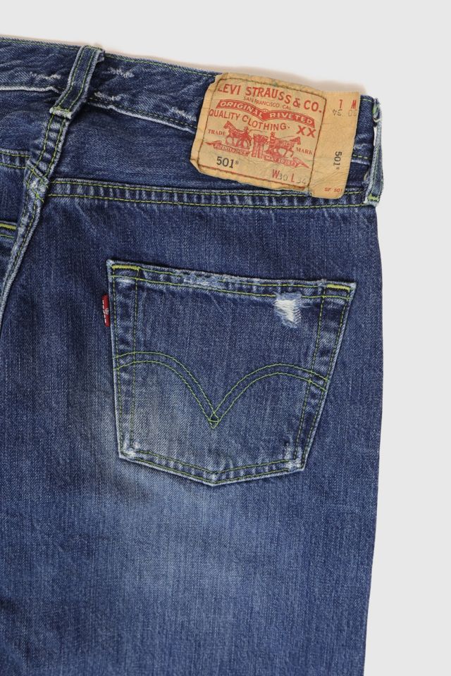 Vintage Levi’s® 501 Straight Fit Distressed Jeans #1