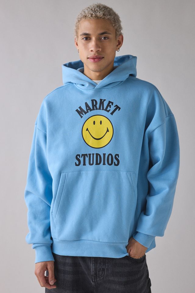 Market Studios X SMILEY Mood Graphic Hoodie Sweatshirt #1