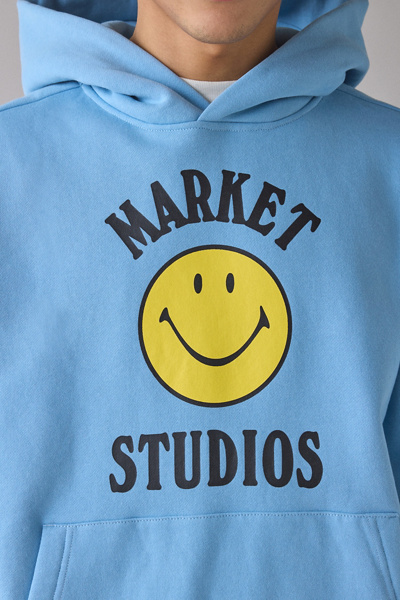 Market Studios X SMILEY Mood Graphic Hoodie Sweatshirt