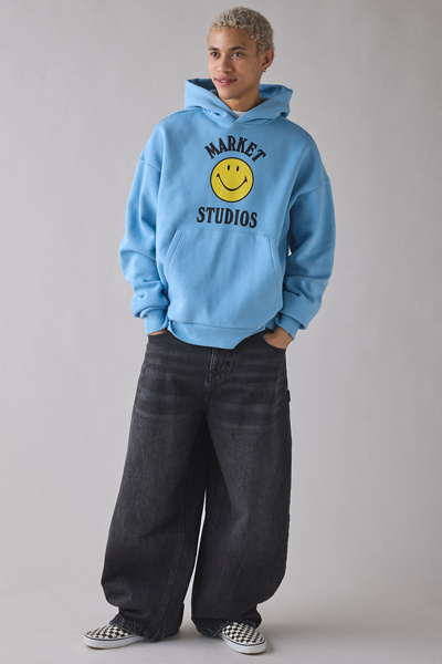 Market Studios X SMILEY Mood Graphic Hoodie Sweatshirt