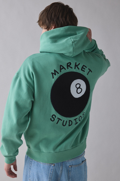 Market Studios 8 Ball Graphic Hoodie Sweatshirt | Urban Outfitters