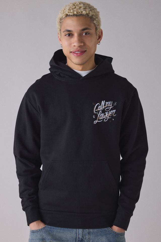 Market Studios Call My Lawyer Airbrush Graphic Hoodie Sweatshirt #1
