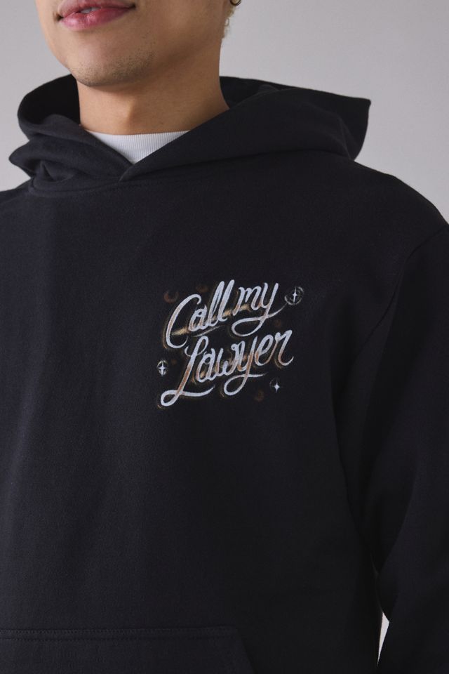 Market Studios Call My Lawyer Airbrush Graphic Hoodie Sweatshirt #2