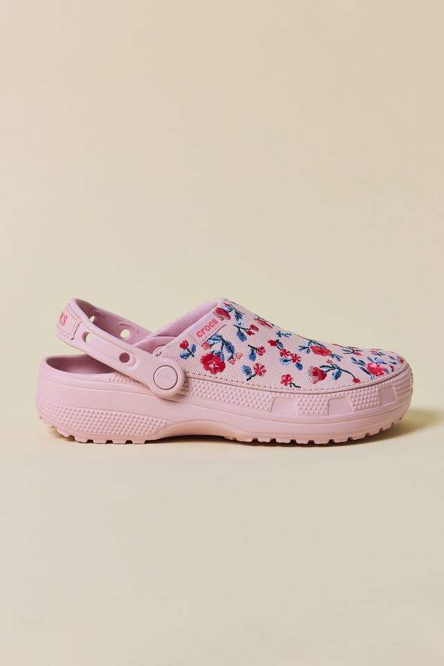 Crocs Classic Crafted Floral Clogs #1