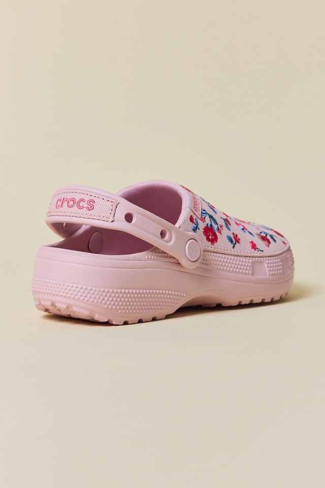 Crocs Classic Crafted Floral Clogs #3