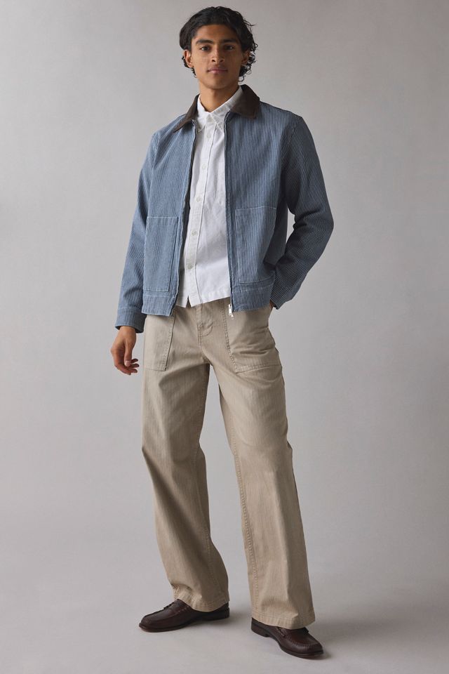 Veste en denim rayé Robert Les Deux #2