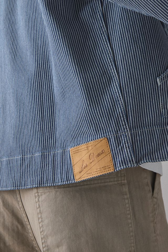 Veste en denim rayé Robert Les Deux #3