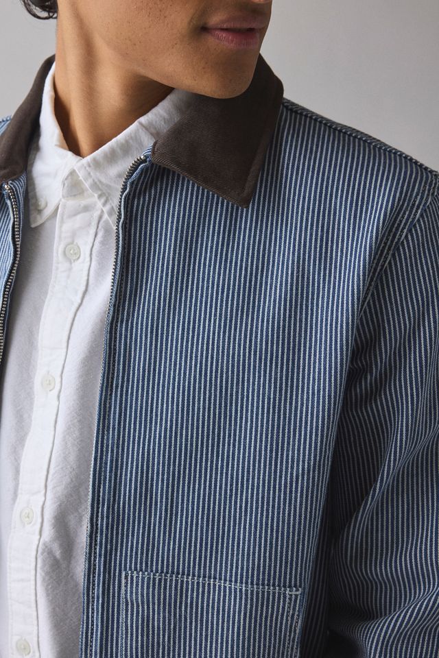 Veste en denim rayé Robert Les Deux #4