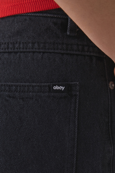 OBEY Karina Long Denim Short