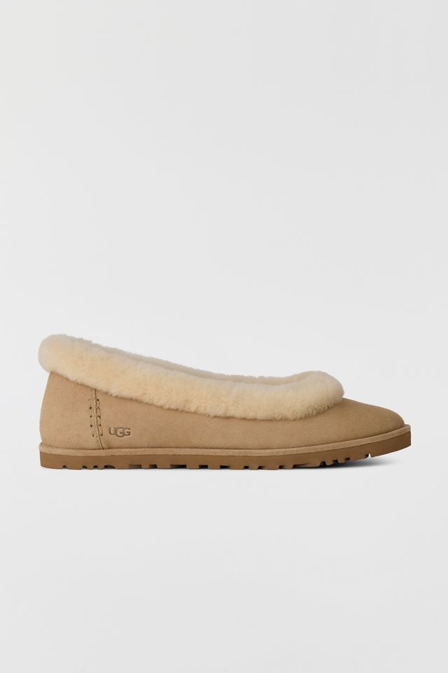 UGG Women's Zora Shearling Ballet Flat | Urban Outfitters