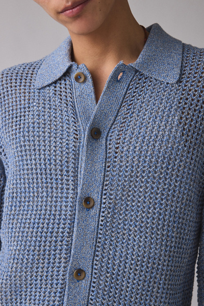 Les Deux Gerald Knitted Polo Cardigan