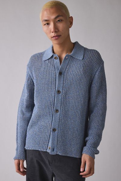 Les Deux Gerald Knitted Polo Cardigan