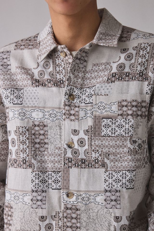 Chemise à manches longues à motif patchwork Layton de Les Deux #3