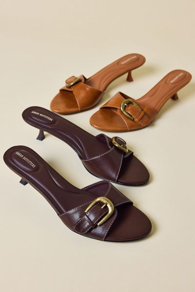 UO Polly Buckle Kitten Heels