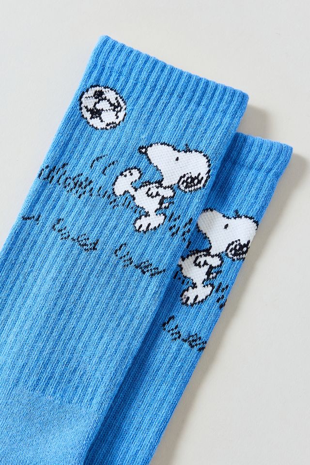 Peanuts Snoopy Soccer Crew Socks #1