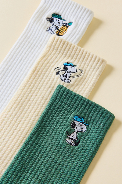 Peanuts Snoopy Swingin' Icon Crew Sock 3-Pack