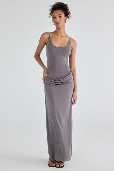 Woodrose Deli Full Moon Draped Maxi Dress