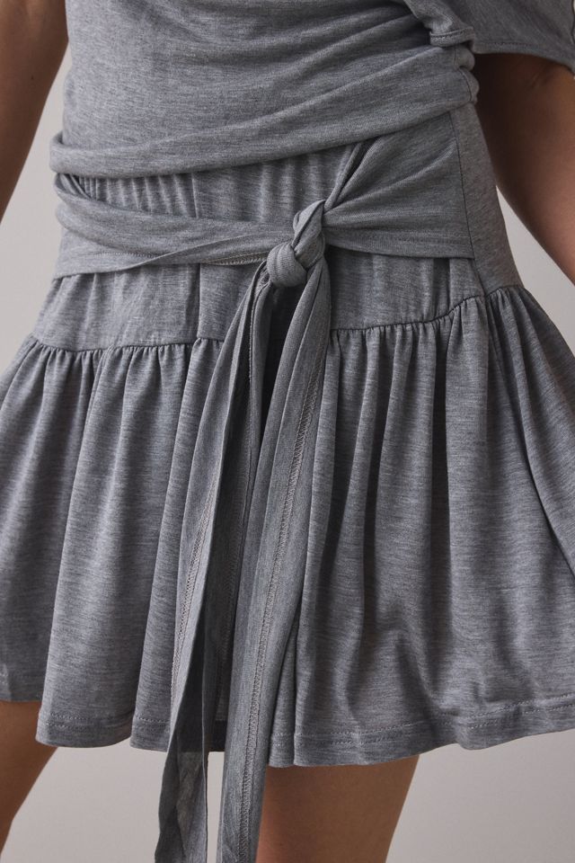 Woodrose Deli Twist And Tie Asymmetric One-Shoulder Mini Dress #4
