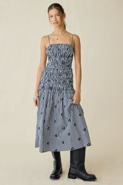 sky blue slip dress Pure Silk Spaghetti Strap Nightgown Slip Dress In Pale Blue L main image 0