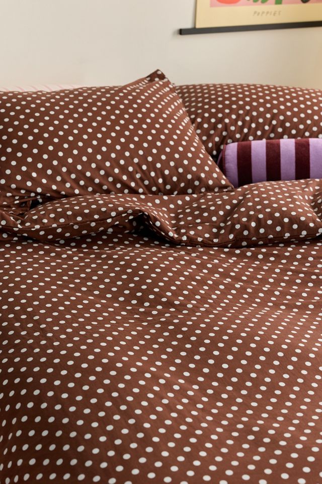 Jane Polka Dot Patterned Duvet Cover Set #1