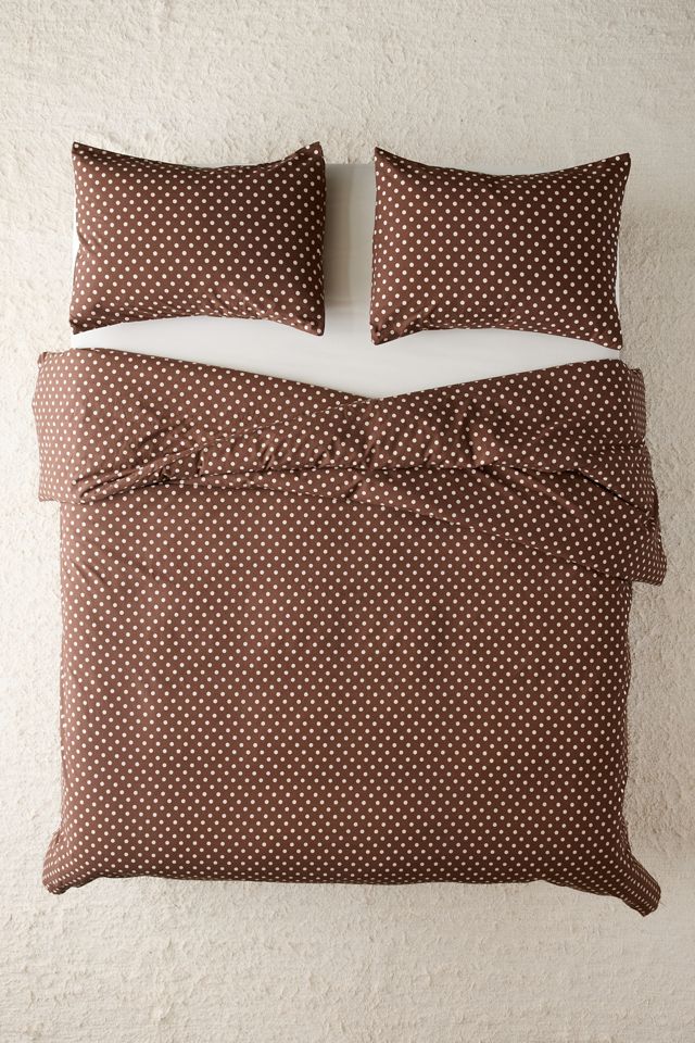 Jane Polka Dot Patterned Duvet Cover Set #1