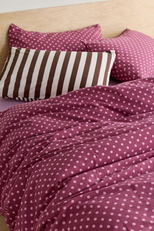 Ensemble de housse de couette Jane à motif à pois #2