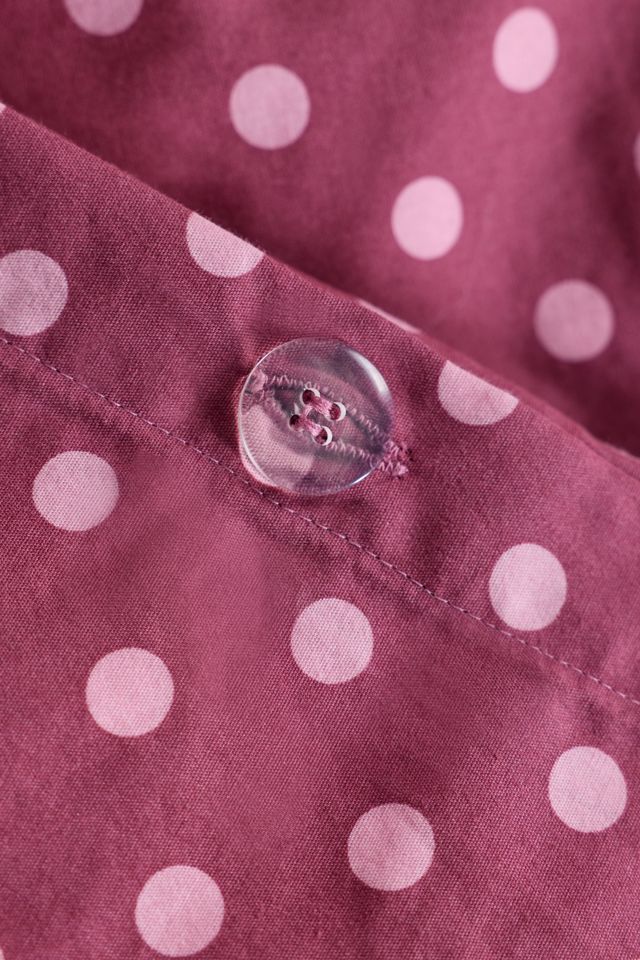 Ensemble de housse de couette Jane à motif à pois #4
