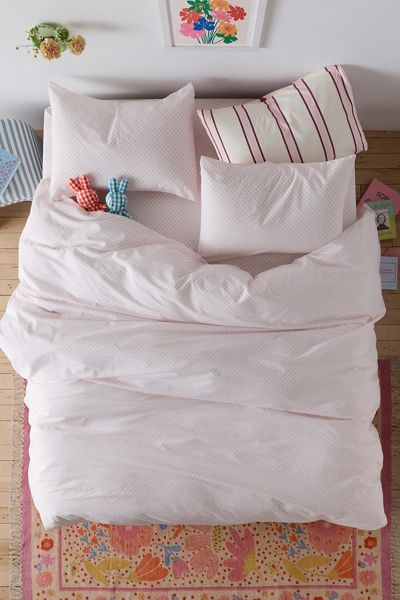 Jane Polka Dot Patterned Duvet Cover Set