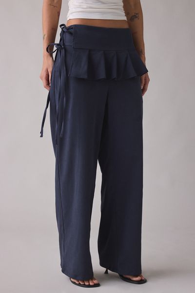 Woodrose Deli Flip Flap Layered Skirt Pants