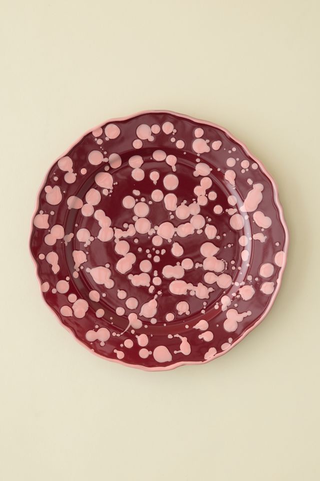 Splatter Paint 10-inch Ceramic Dinner Plate #1