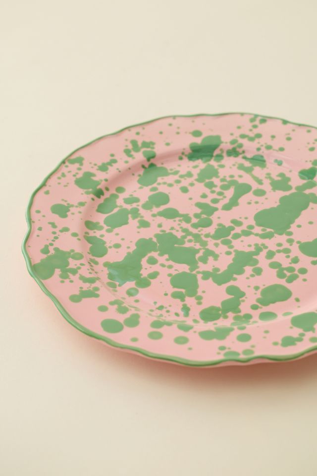 Splatter Paint 10-inch Ceramic Dinner Plate #1