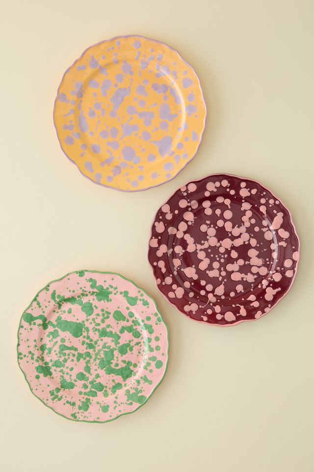 Splatter Paint 10-inch Ceramic Dinner Plate #2