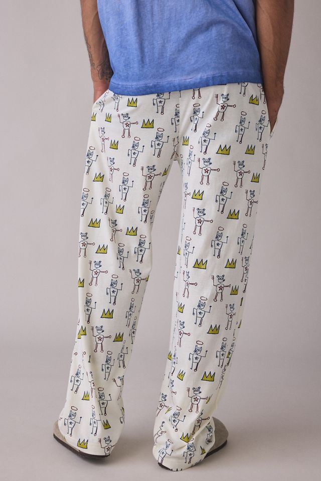 Pantalon de pyjama à motif King Basquiat #1