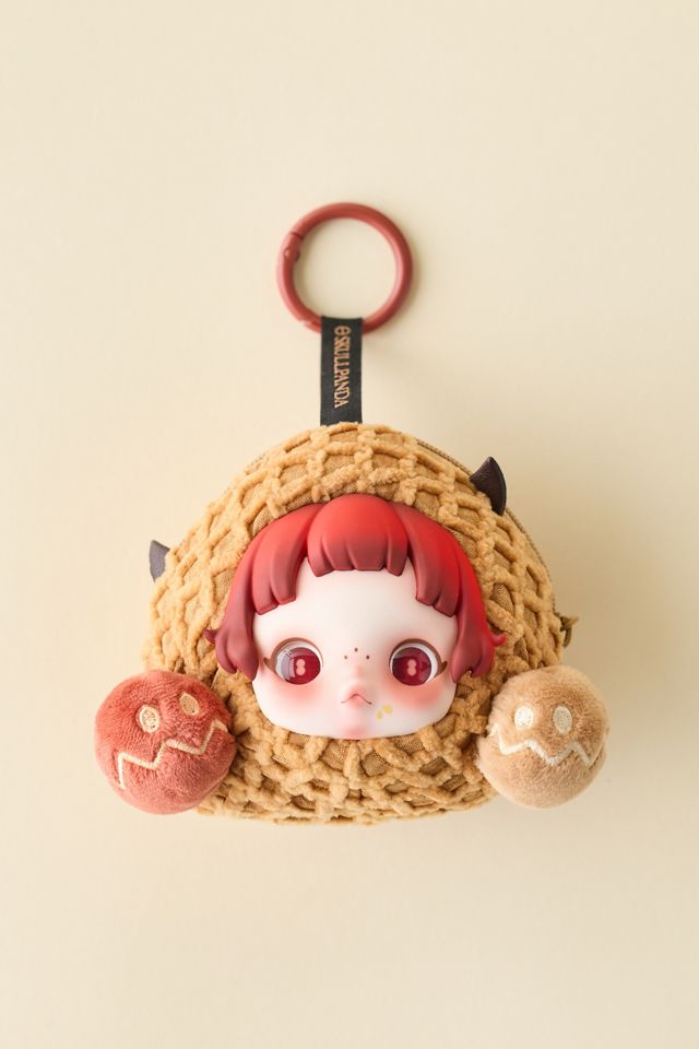 POP MART Étui pour écouteurs et porte-clés SKULLPANDA You Found Me! Series Punky Peanut #1