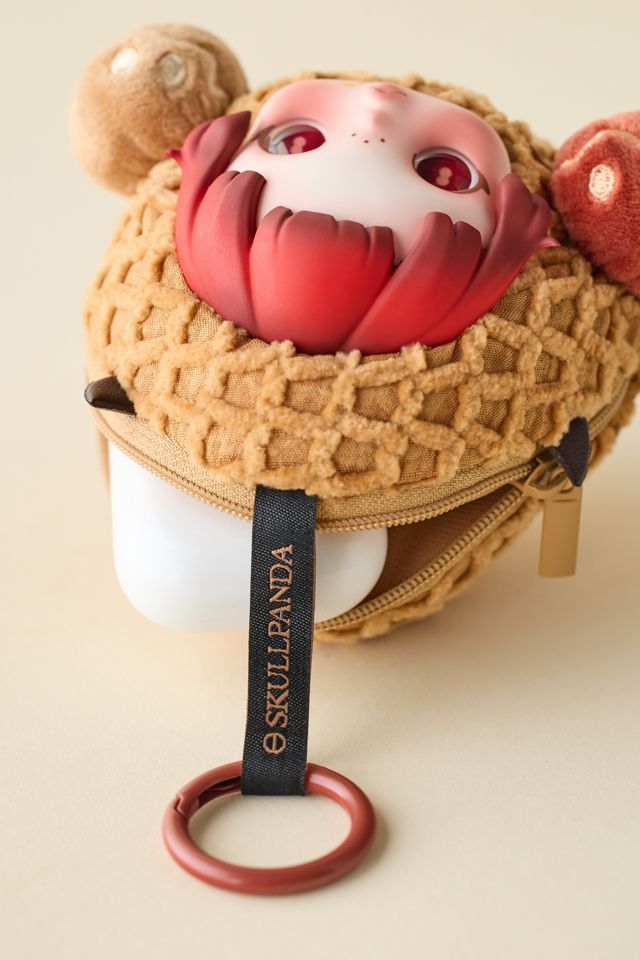 POP MART Étui pour écouteurs et porte-clés SKULLPANDA You Found Me! Series Punky Peanut #2