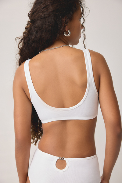 Diesel Florence-Dnm Keyhole Cutout Bikini Top